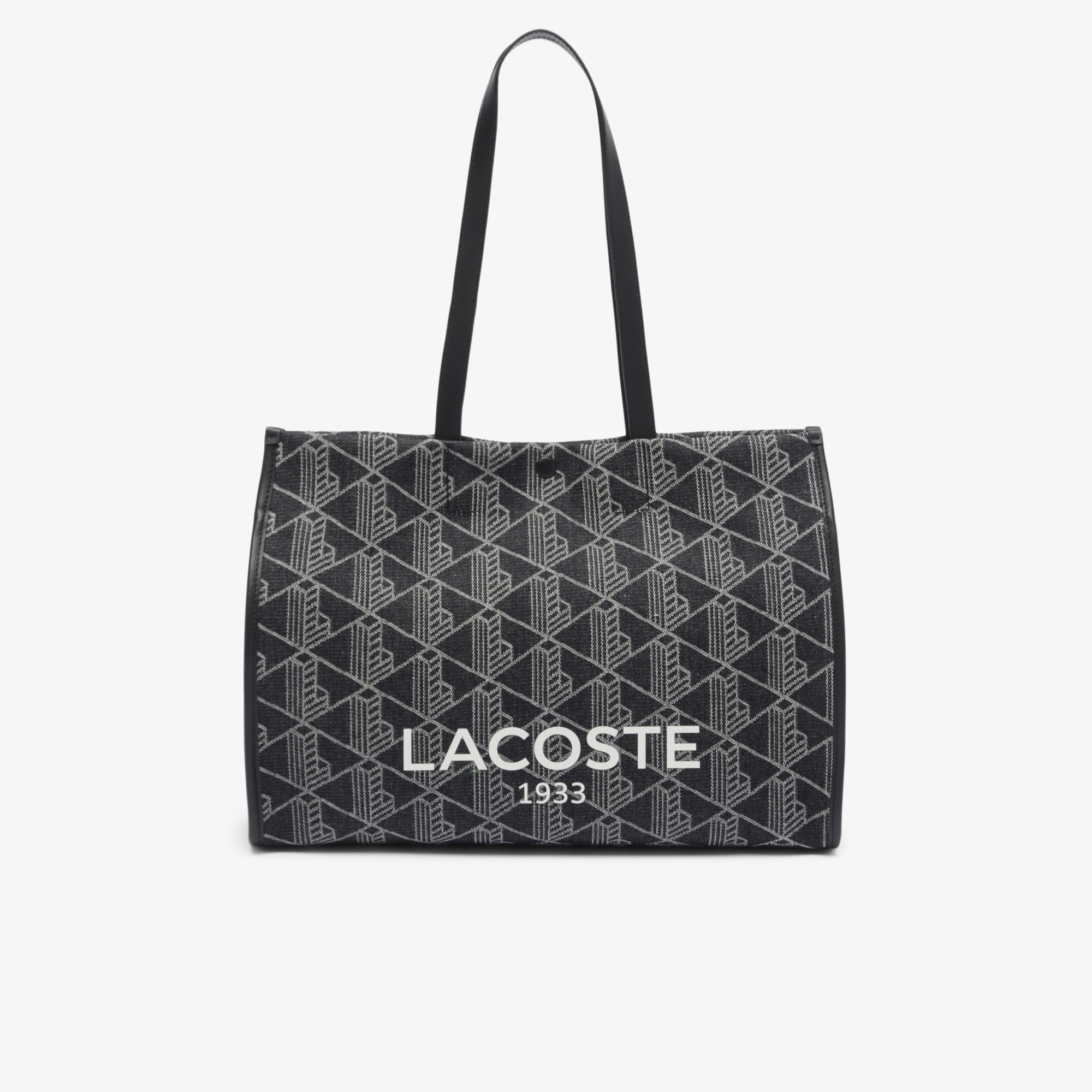 Túi Tote Lacoste Unisex Heritage Chất Liệu Jacquard Cỡ Lớn