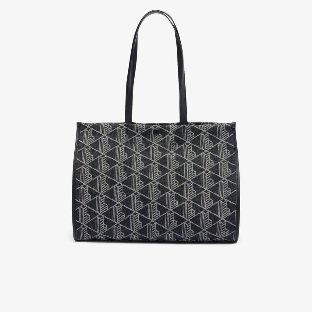 Túi Tote Lacoste Unisex Heritage Chất Liệu Jacquard Cỡ Lớn