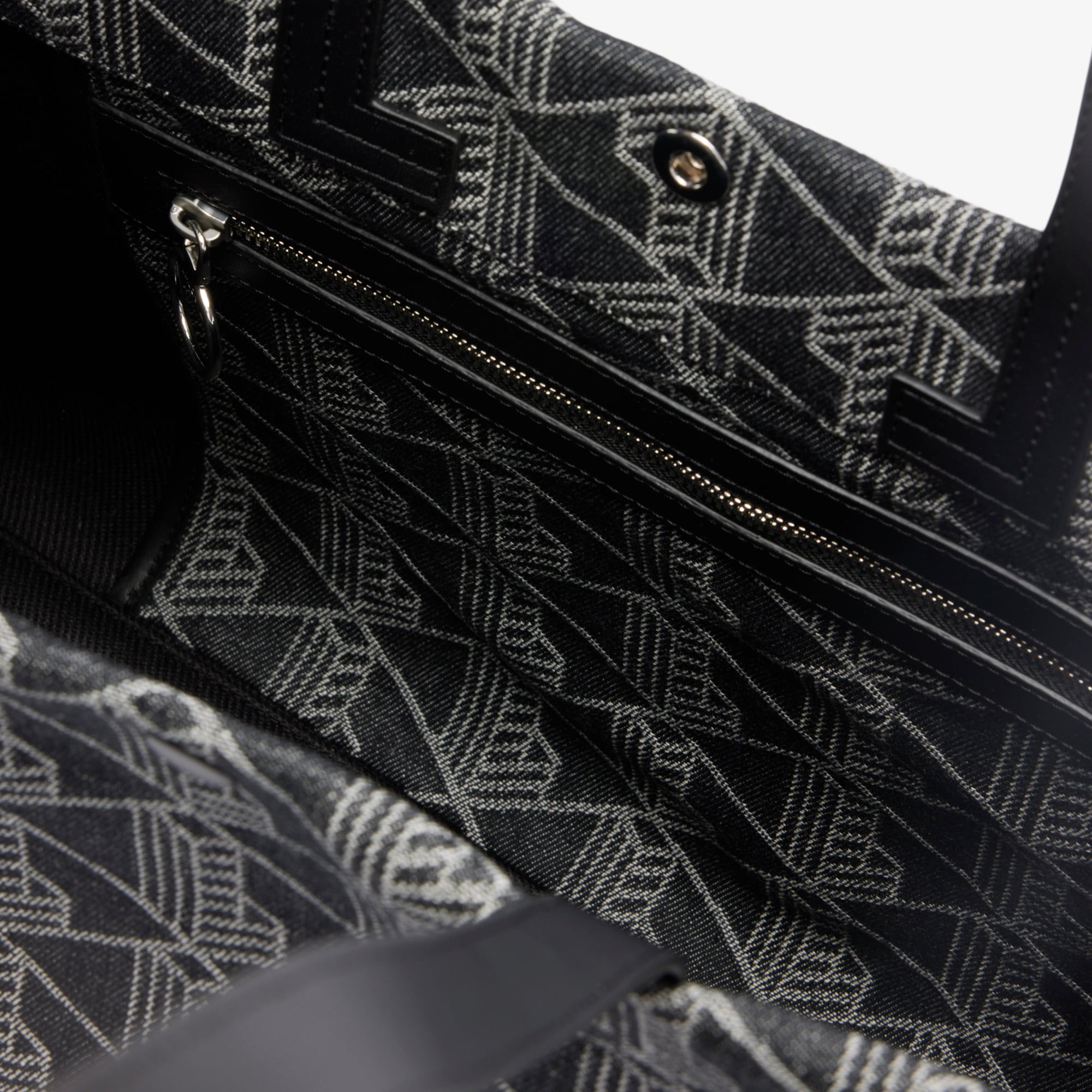 Túi Tote Lacoste Unisex Heritage Chất Liệu Jacquard Cỡ Lớn