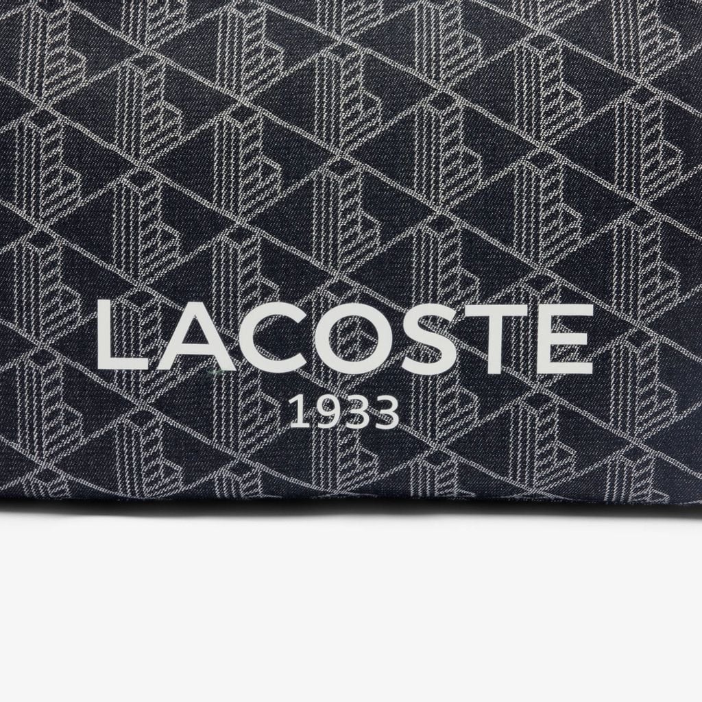 Túi Tote Lacoste Unisex Heritage Chất Liệu Jacquard Cỡ Lớn