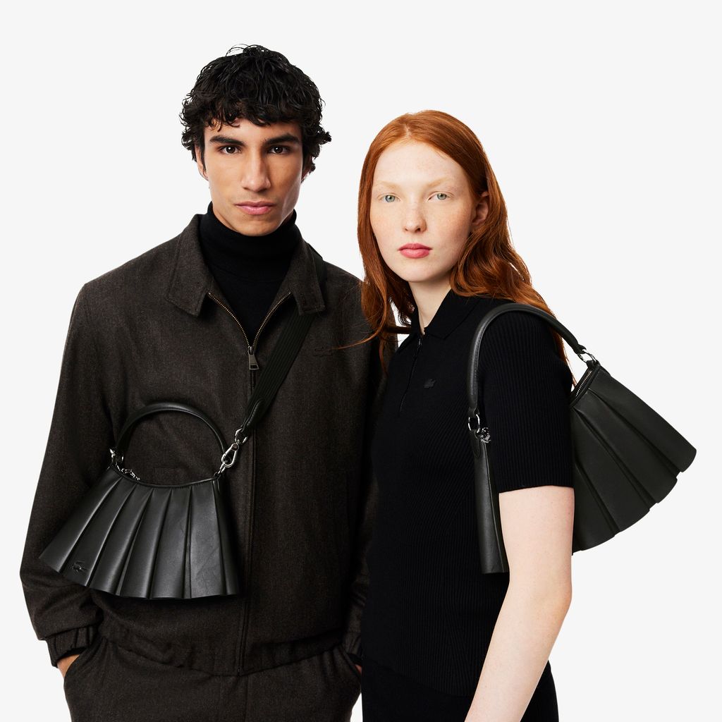 Túi Lacoste Unisex Runway Lenglen Chất Liệu Da Cỡ Nhỏ