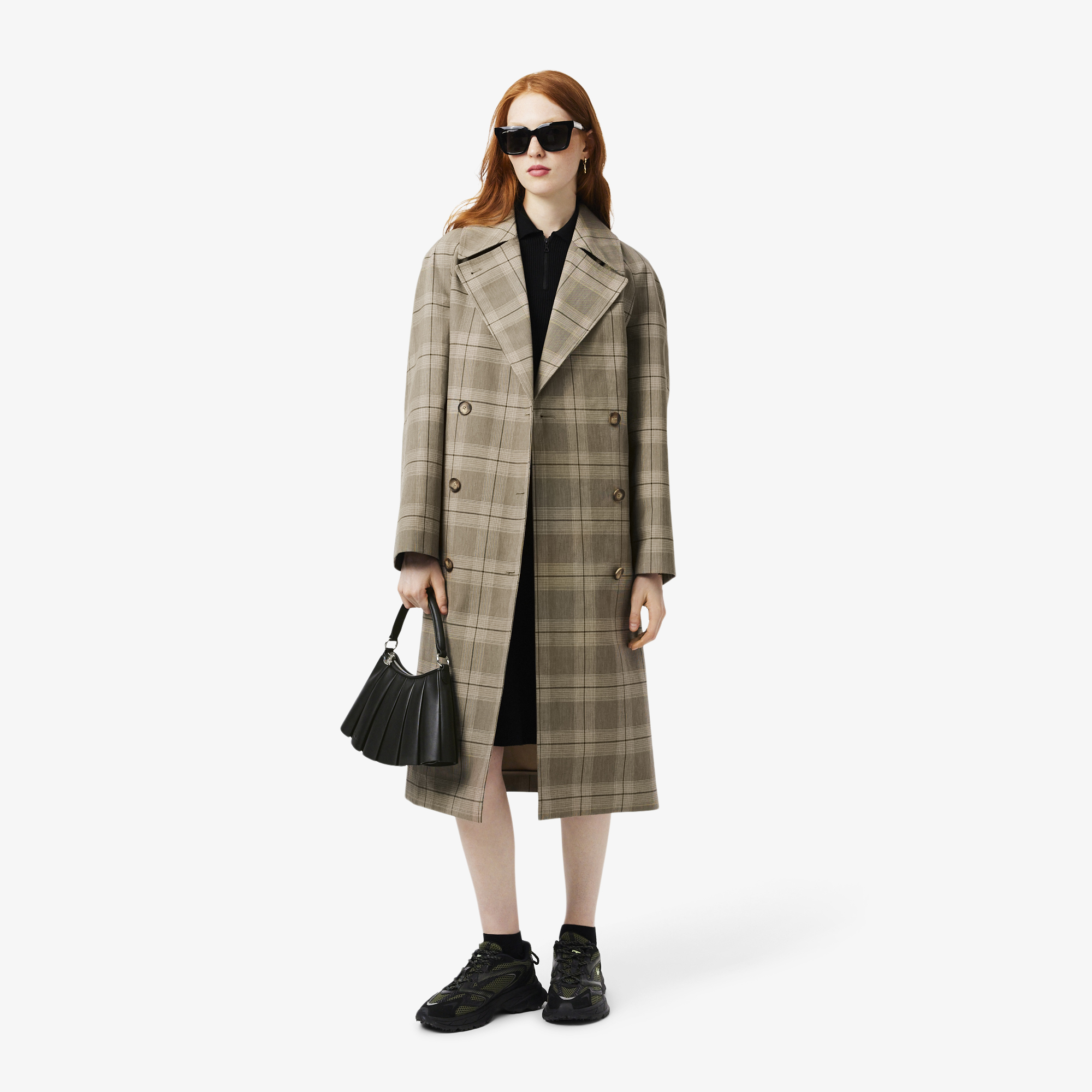 Túi Lacoste Unisex Runway Lenglen Chất Liệu Da Cỡ Nhỏ