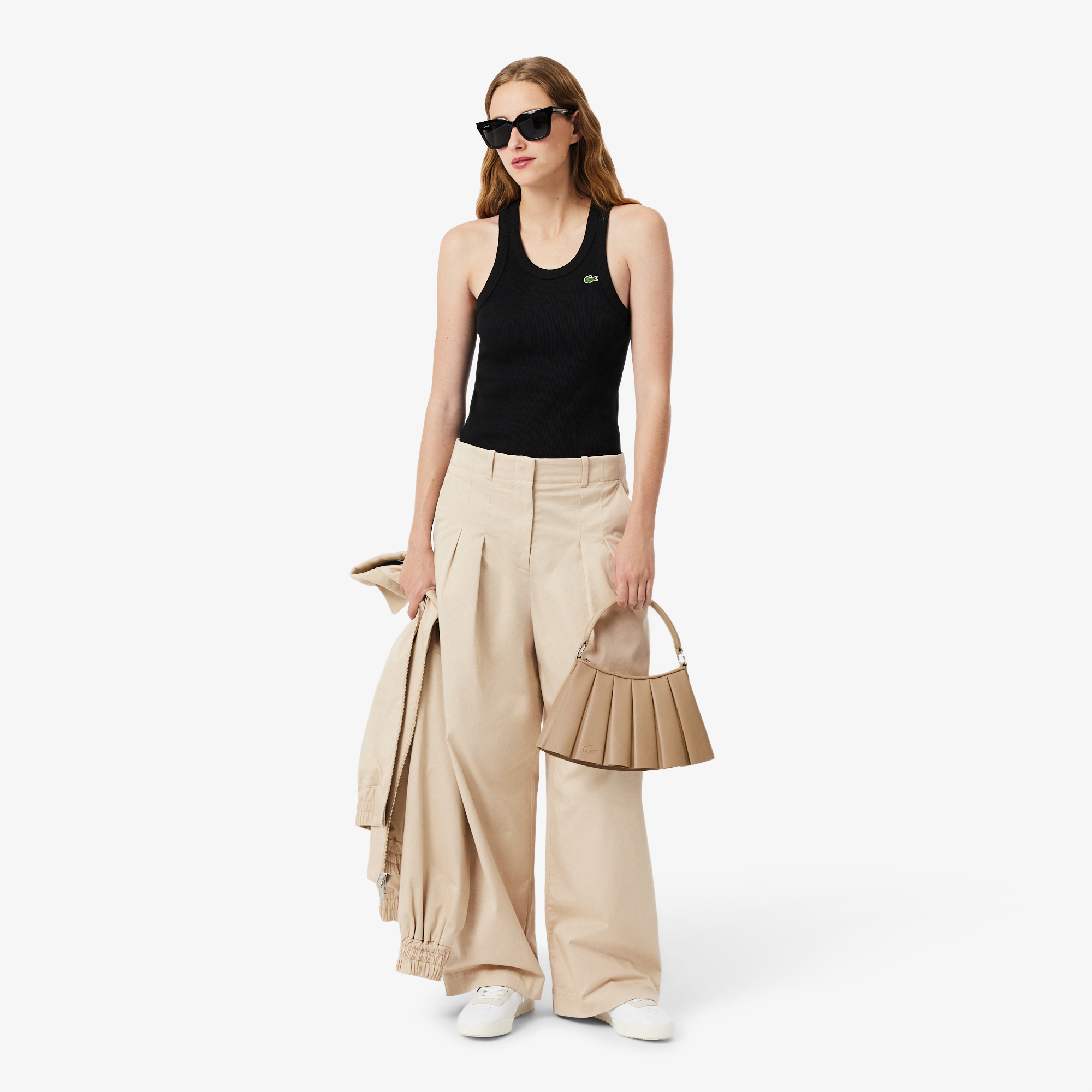 Túi Lacoste Unisex Lenglen Chất Liệu Da Size Nhỏ