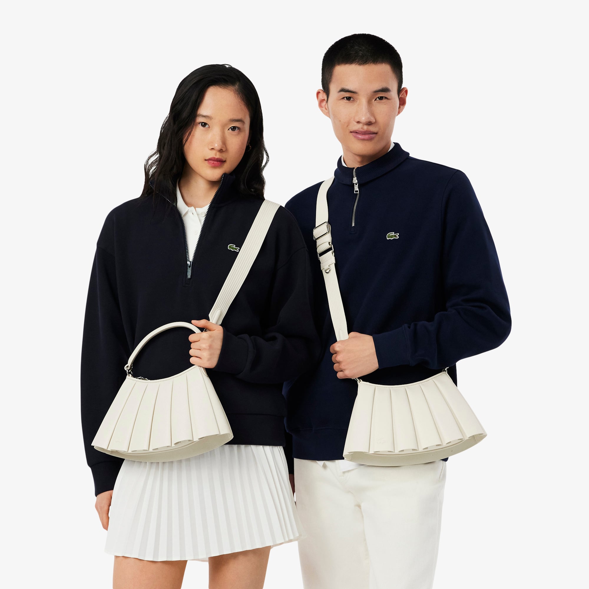 Túi Lacoste Unisex Lenglen Chất Liệu Da Size Nhỏ