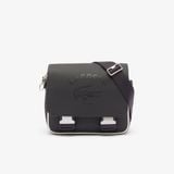 Túi Đeo Chéo Lacoste Unisex Club 1930 Mini-Piqué Satchel Có Nắp Đóng