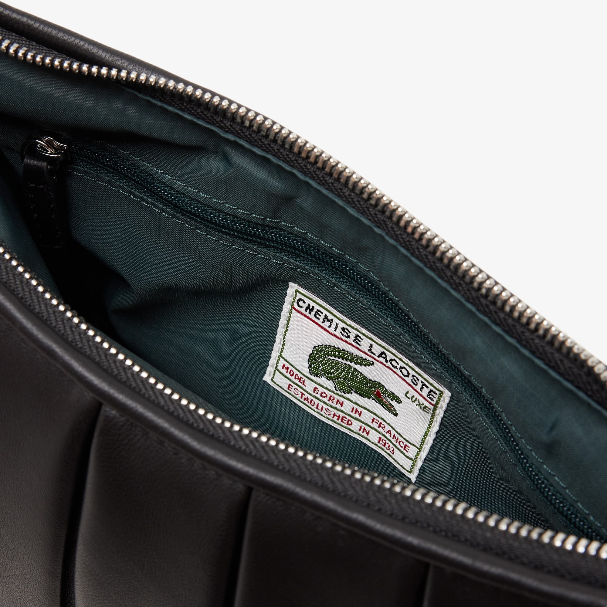 Túi Lacoste Unisex Lenglen Chất Liệu Da Size Trung