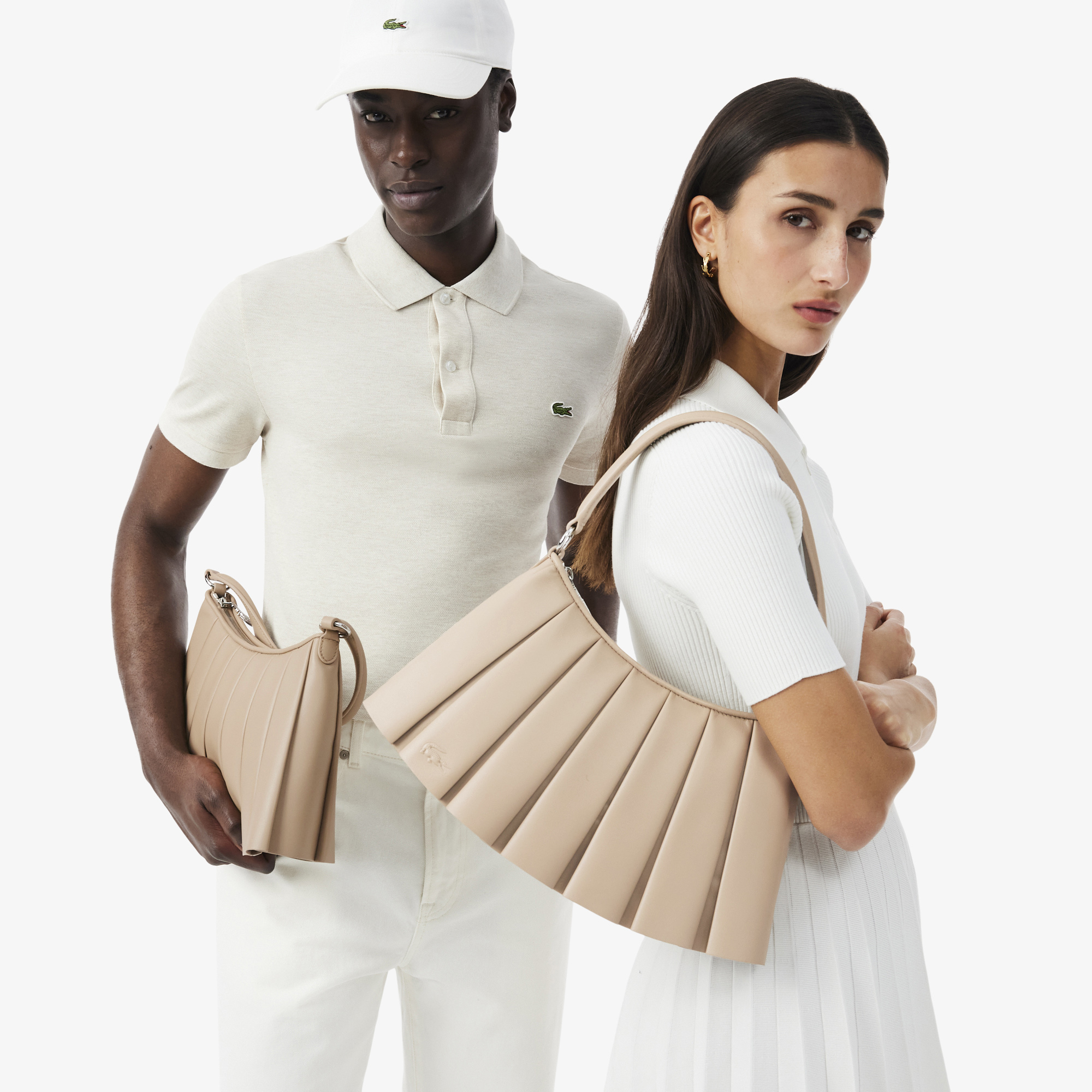 Túi Lacoste Unisex Lenglen Chất Liệu Da Size Trung