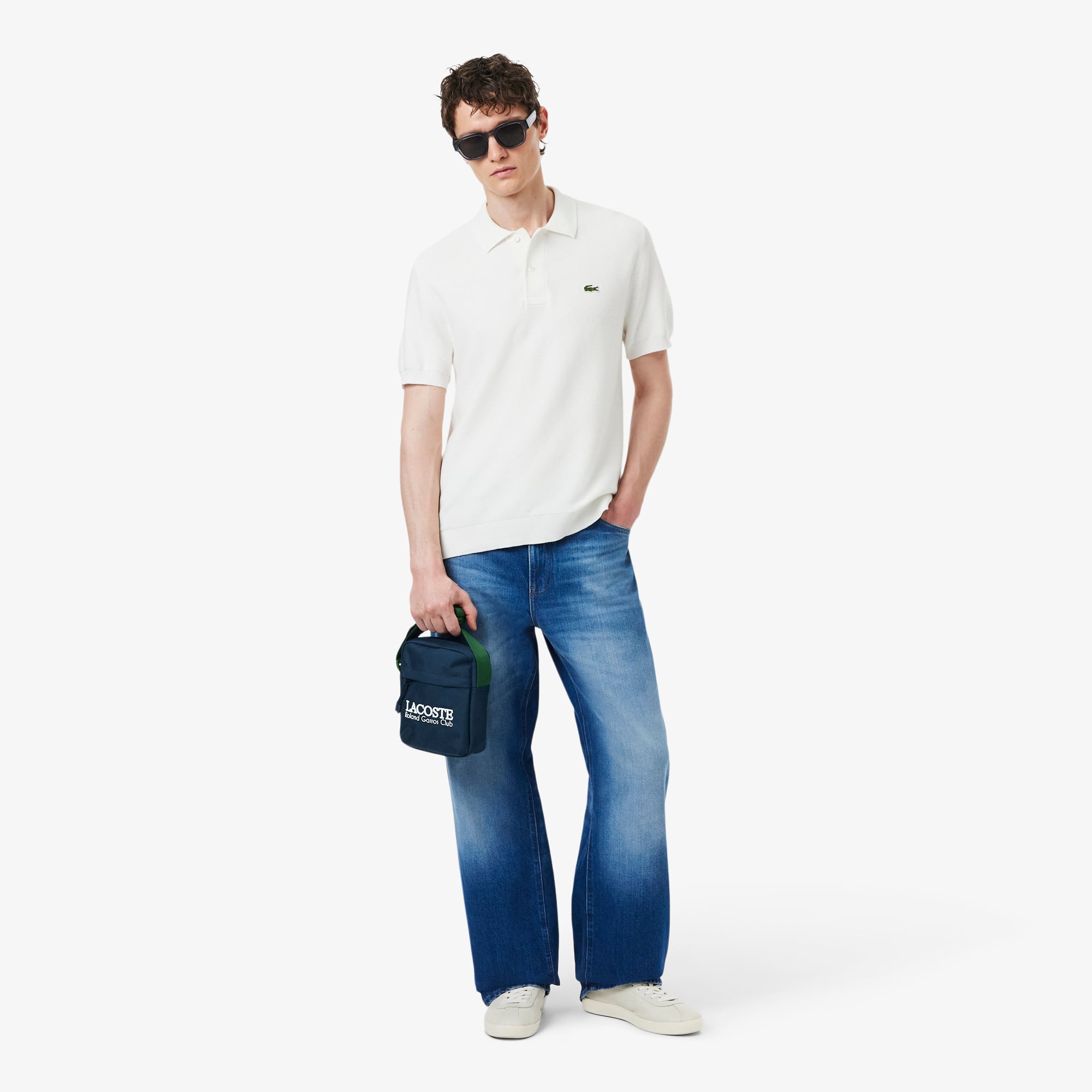 Túi Xách Lacoste Unisex Roland-Garros Dáng Đứng
