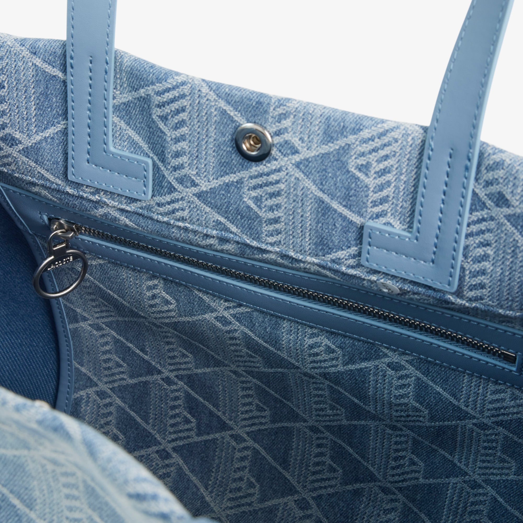 Túi Tote Lacoste Unisex Heritage Dệt Nổi Size Lớn