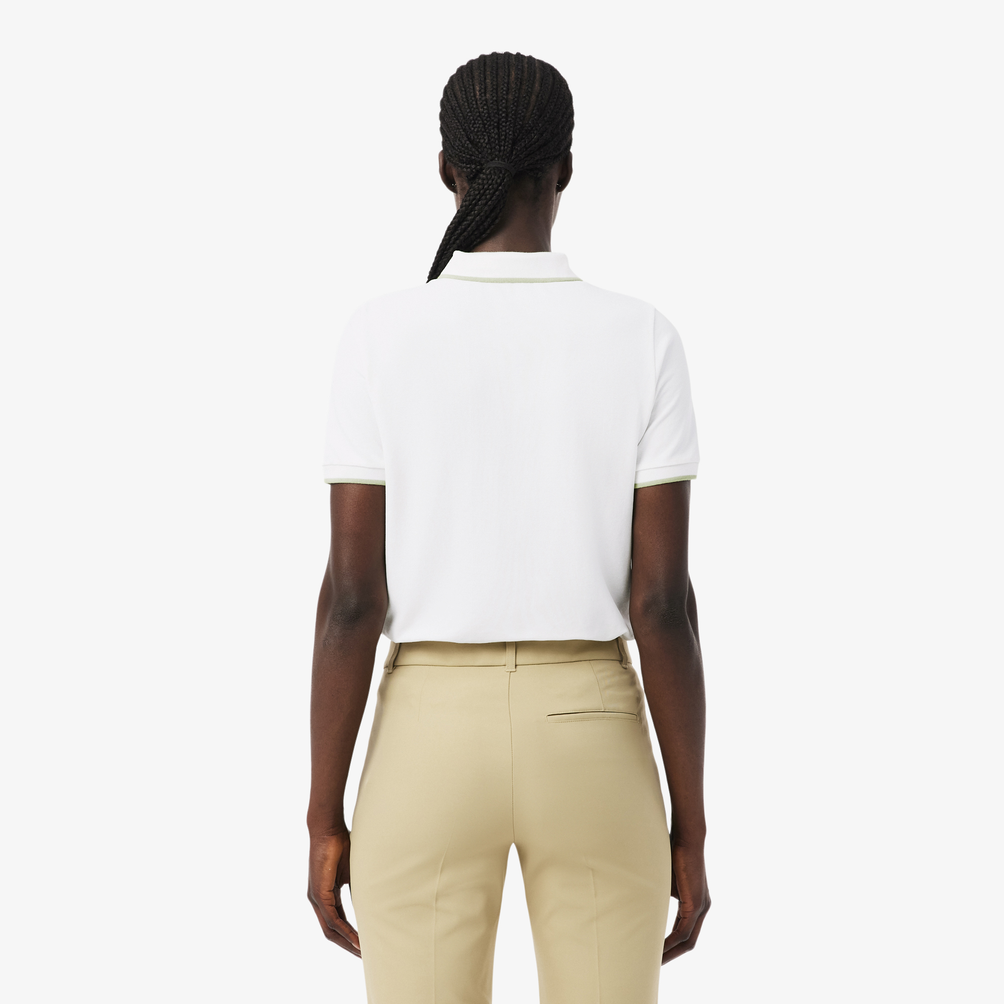 Áo Polo Golf Lacoste Nữ Chất Liệu Petit Piqué Điều Hòa Nhiệt Độ