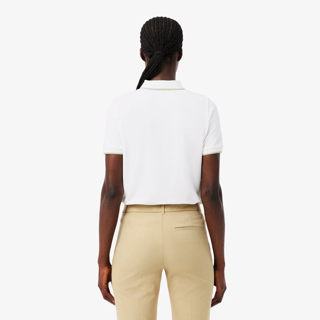 Áo Polo Golf Lacoste Nữ Chất Liệu Petit Piqué Điều Hòa Nhiệt Độ