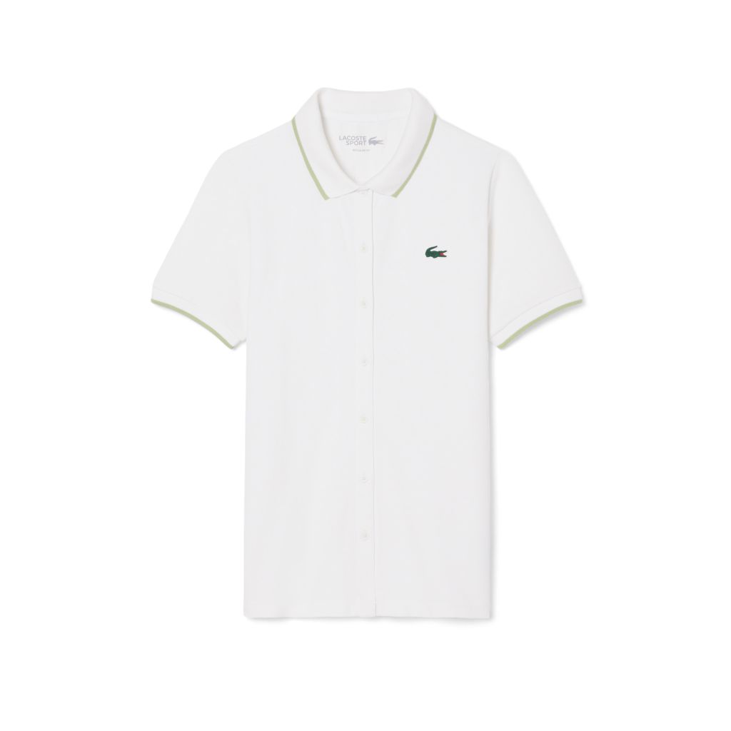 Áo Polo Golf Lacoste Nữ Chất Liệu Petit Piqué Điều Hòa Nhiệt Độ