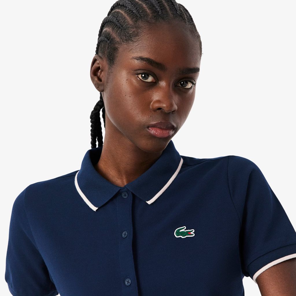 Áo Polo Golf Lacoste Nữ Chất Liệu Petit Piqué Điều Hòa Nhiệt Độ