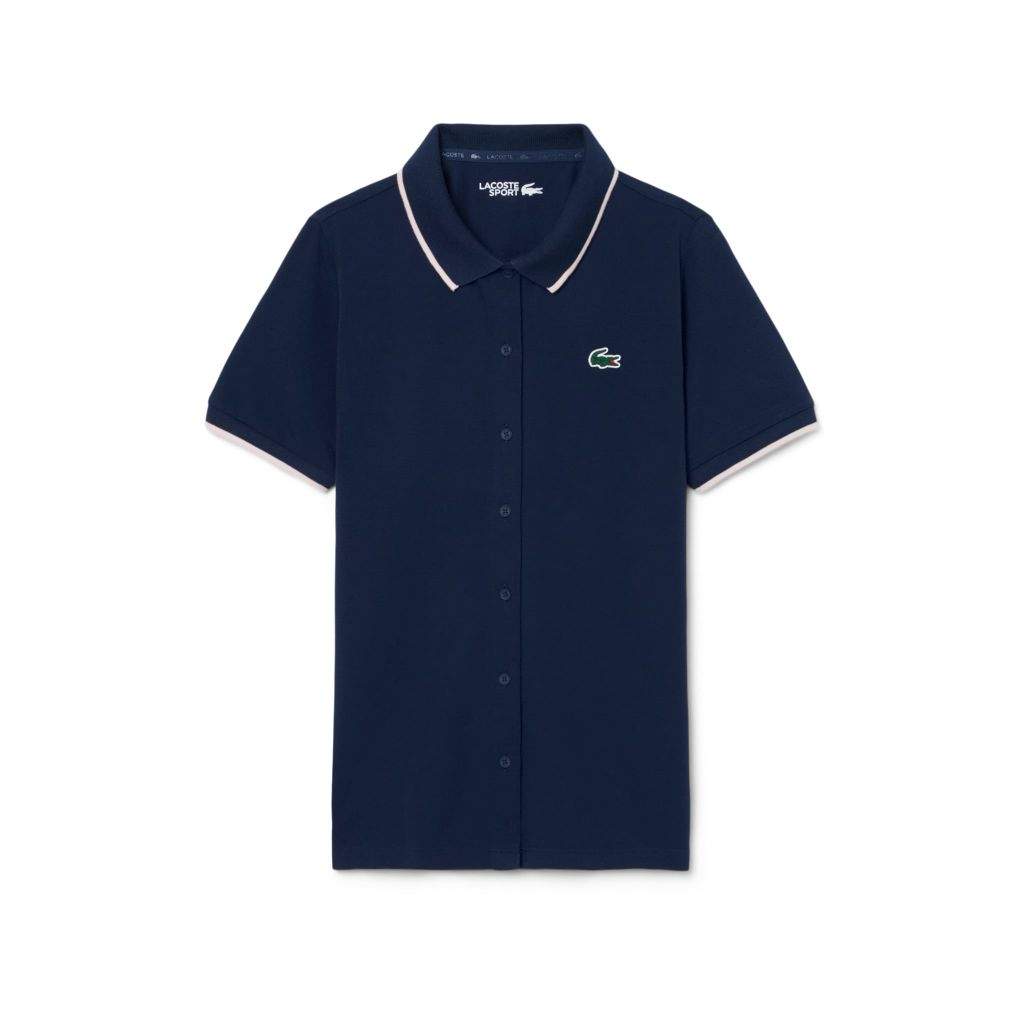 Áo Polo Golf Lacoste Nữ Chất Liệu Petit Piqué Điều Hòa Nhiệt Độ
