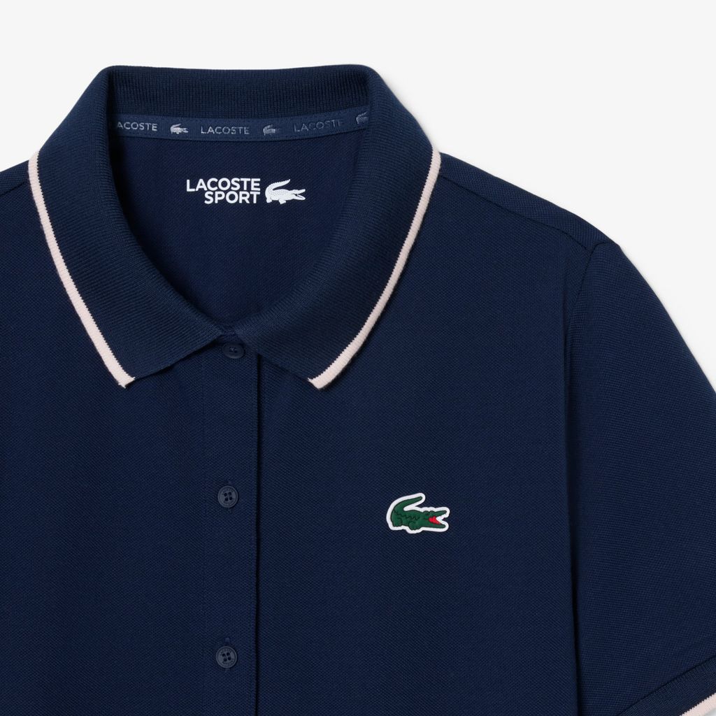 Áo Polo Golf Lacoste Nữ Chất Liệu Petit Piqué Điều Hòa Nhiệt Độ