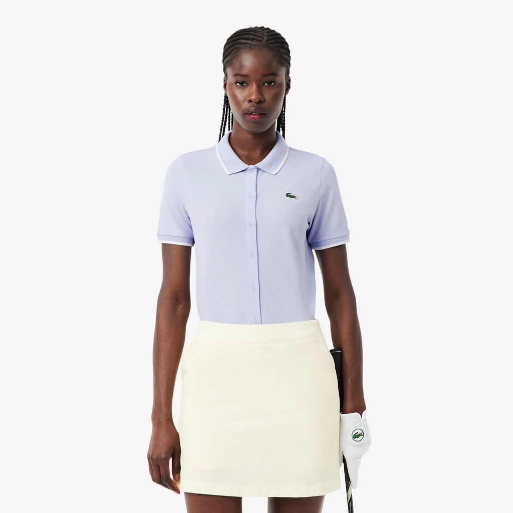 Áo Polo Golf Lacoste Nữ Chất Liệu Petit Piqué Điều Hòa Nhiệt Độ