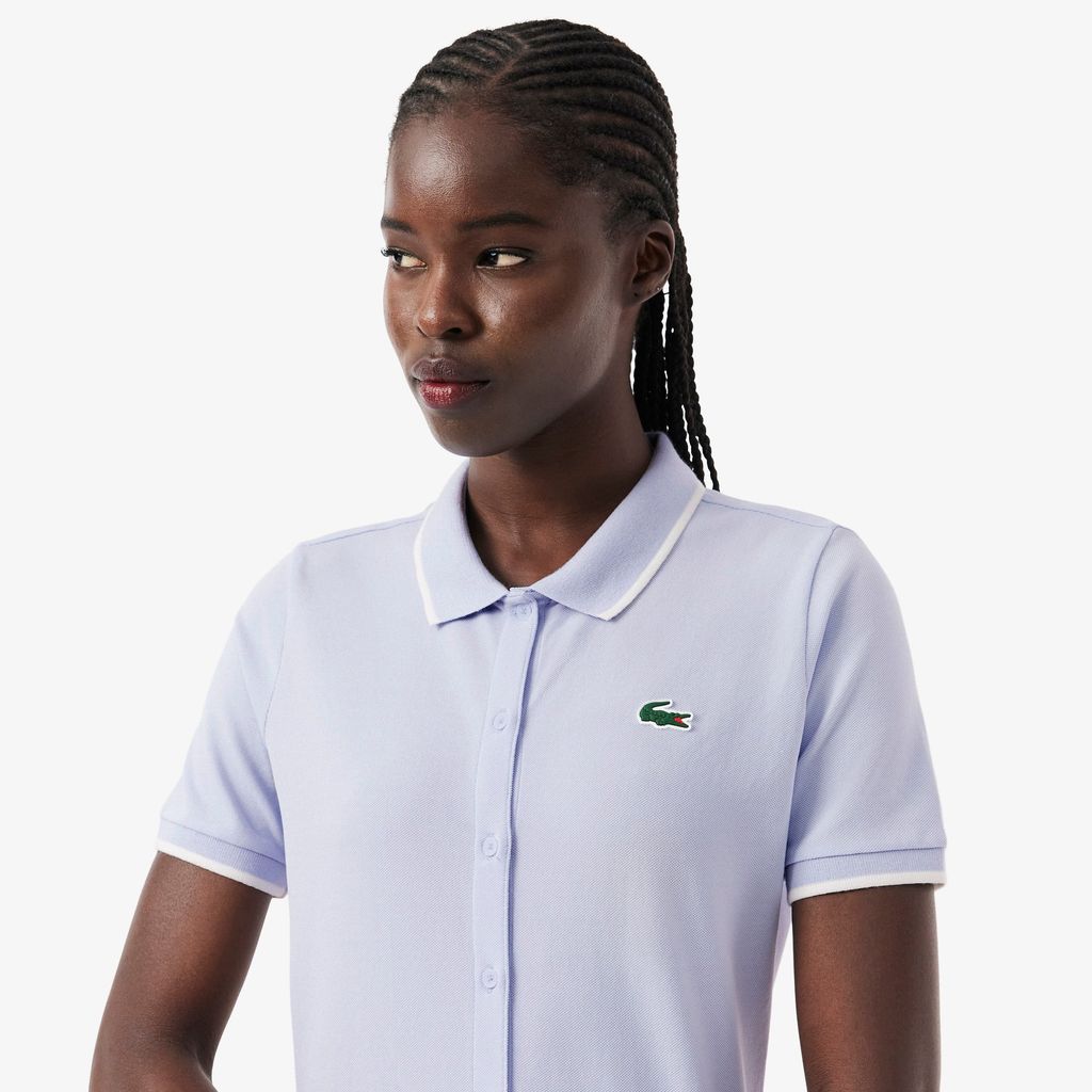Áo Polo Golf Lacoste Nữ Chất Liệu Petit Piqué Điều Hòa Nhiệt Độ