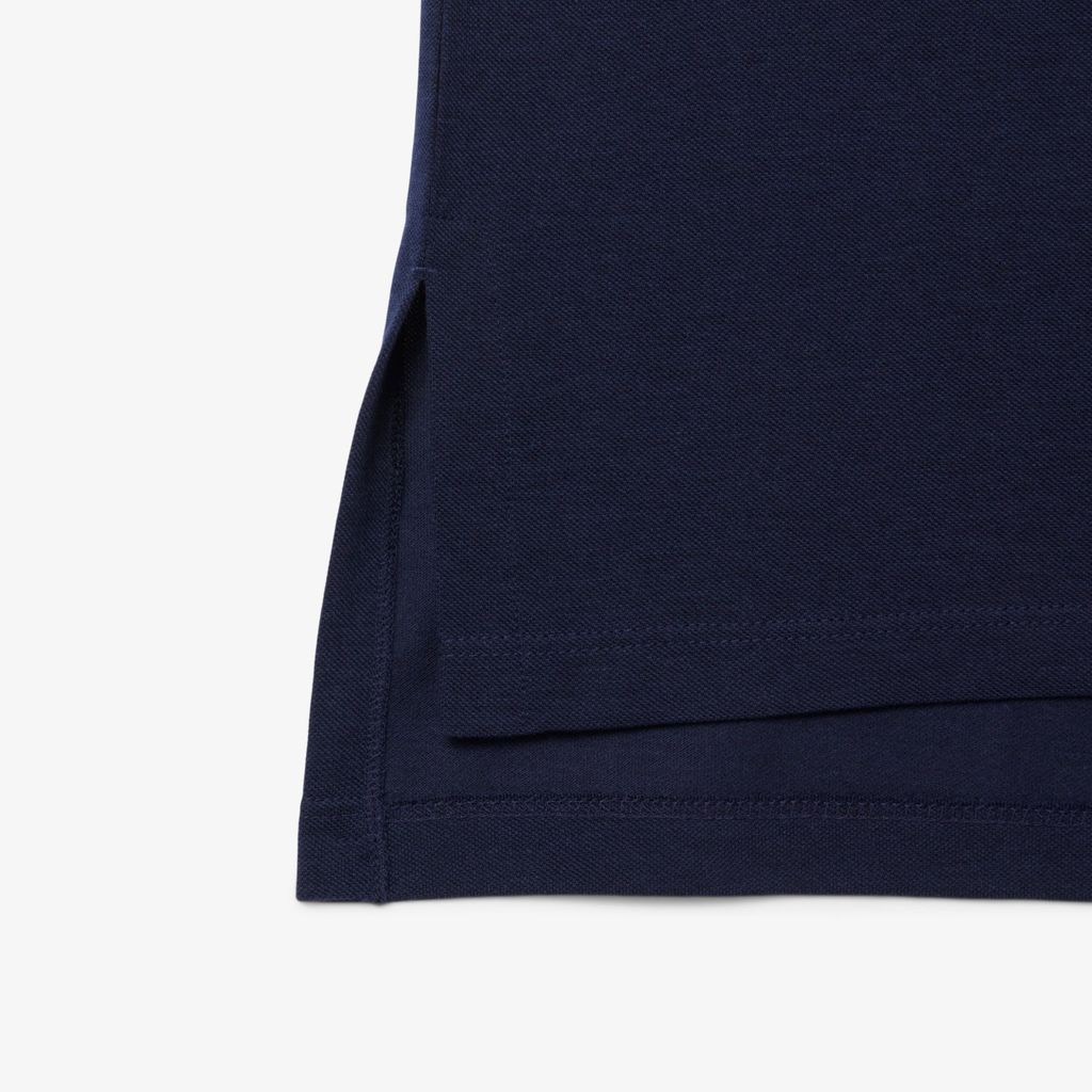 Áo Polo Lacoste Nữ Dáng Rộng Chất Liệu Piqué Mềm Mại