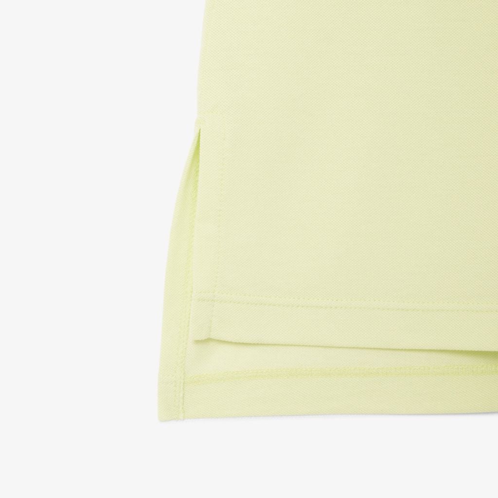 Áo Polo Lacoste Nữ Dáng Rộng Chất Liệu Piqué Mềm Mại