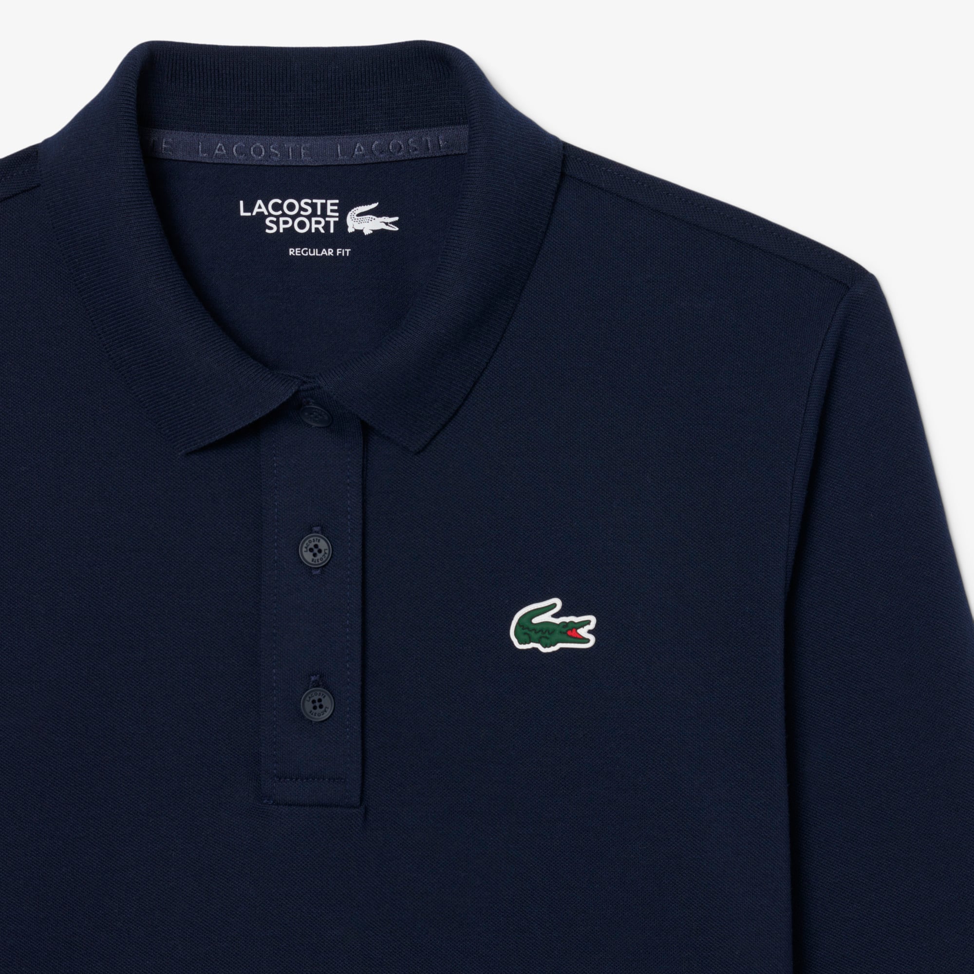 Áo Polo Golf Lacoste Nữ Dáng Suông Chống Tia Uv Điều Hòa Nhiệt Độ