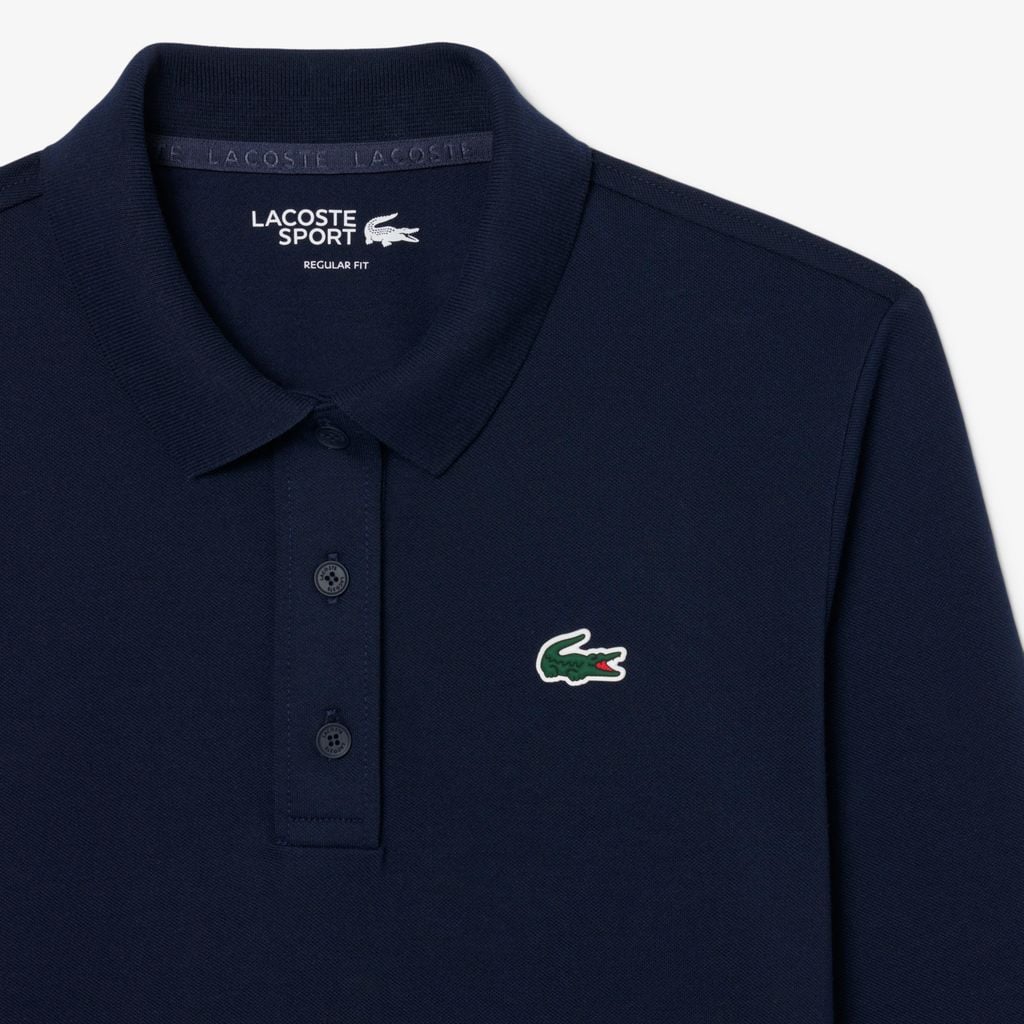 Áo Polo Golf Lacoste Nữ Dáng Suông Chống Tia Uv Điều Hòa Nhiệt Độ