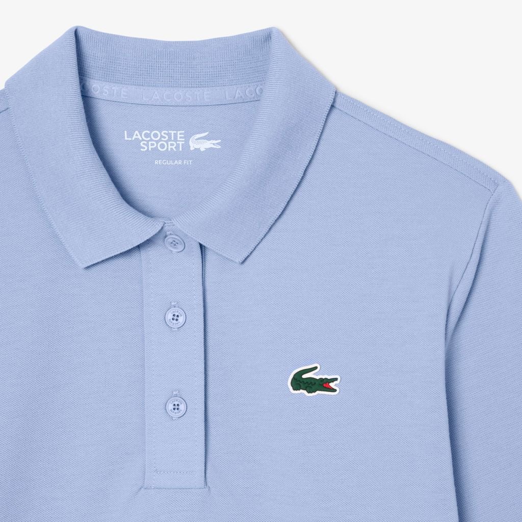 Áo Polo Golf Lacoste Nữ Dáng Suông Chống Tia Uv Điều Hòa Nhiệt Độ