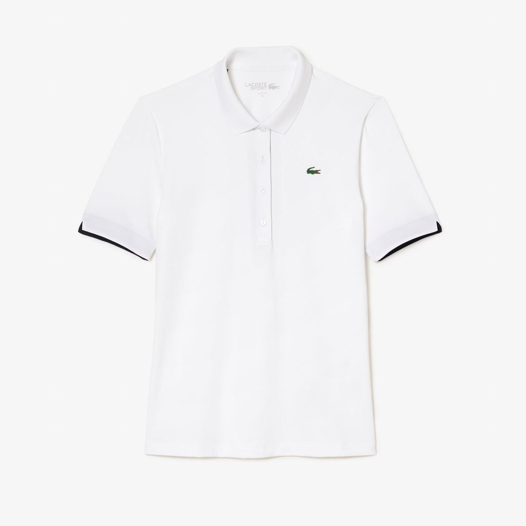 Áo Polo Golf Lacoste Nữ Ôm Dáng Co Giãn Chống Tia Uv