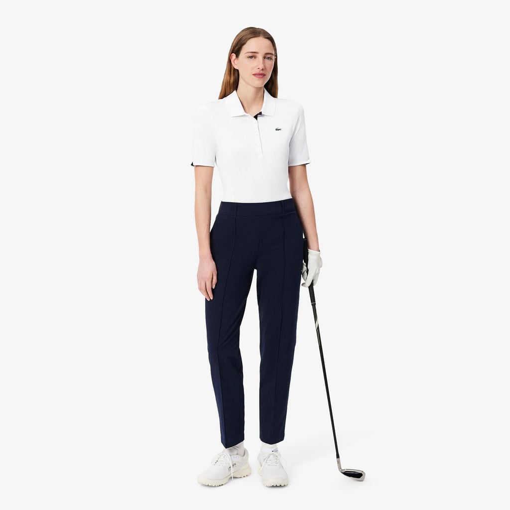 Áo Polo Golf Lacoste Nữ Ôm Dáng Co Giãn Chống Tia Uv