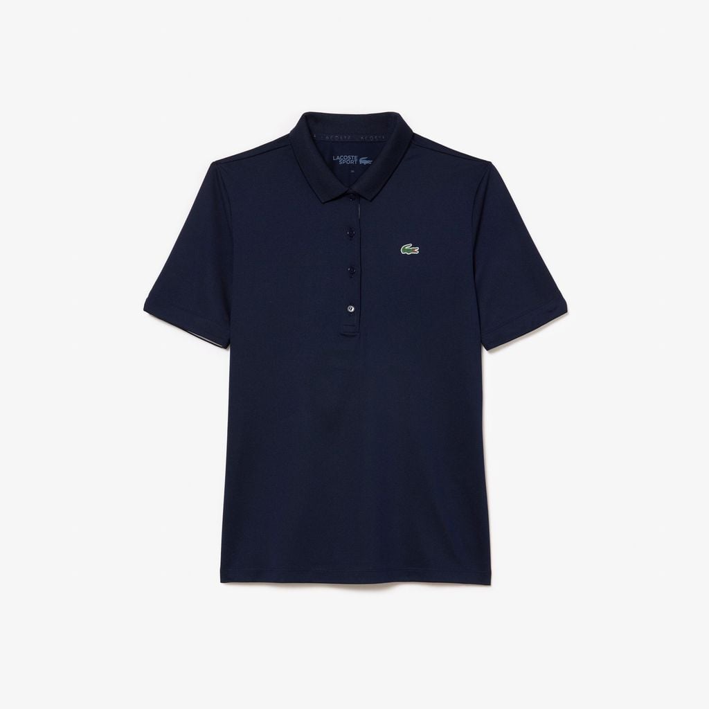 Áo Polo Golf Lacoste Nữ Ôm Dáng Co Giãn Chống Tia Uv
