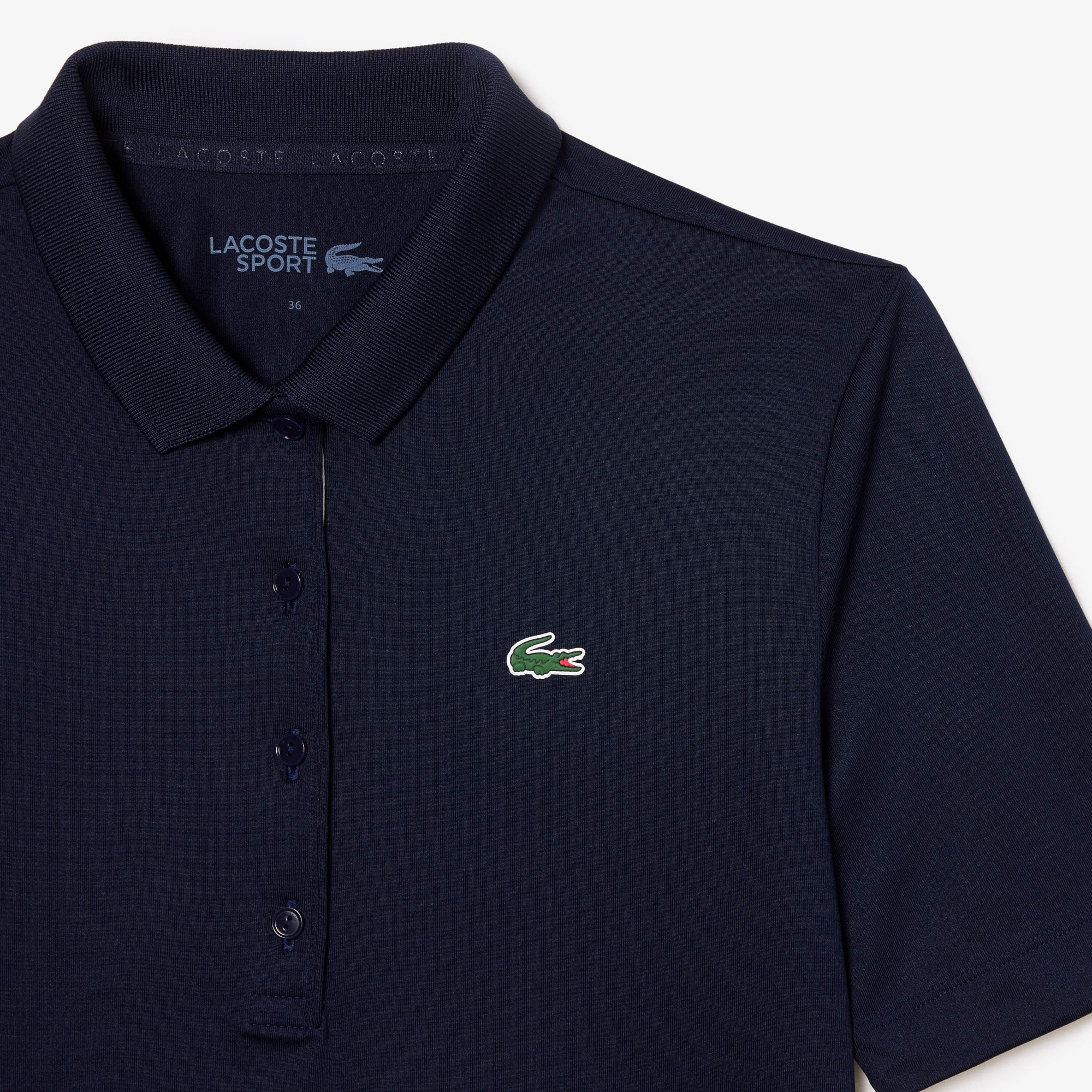 Áo Polo Golf Lacoste Nữ Ôm Dáng Co Giãn Chống Tia Uv