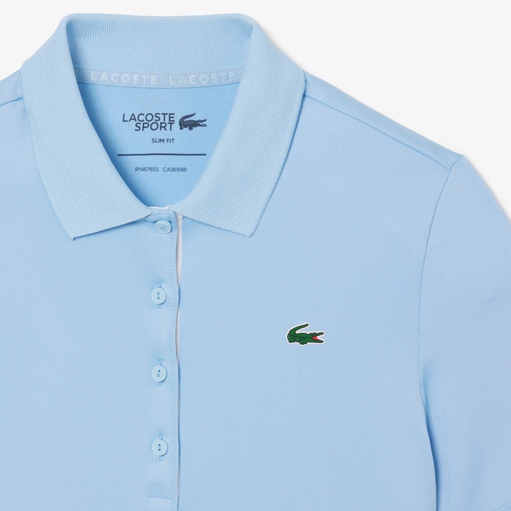 Áo Polo Golf Lacoste Nữ Ôm Dáng Co Giãn Chống Tia Uv