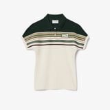 Áo Polo Lacoste Nữ Ôm Dáng Sọc Sản Xuất Tại Pháp