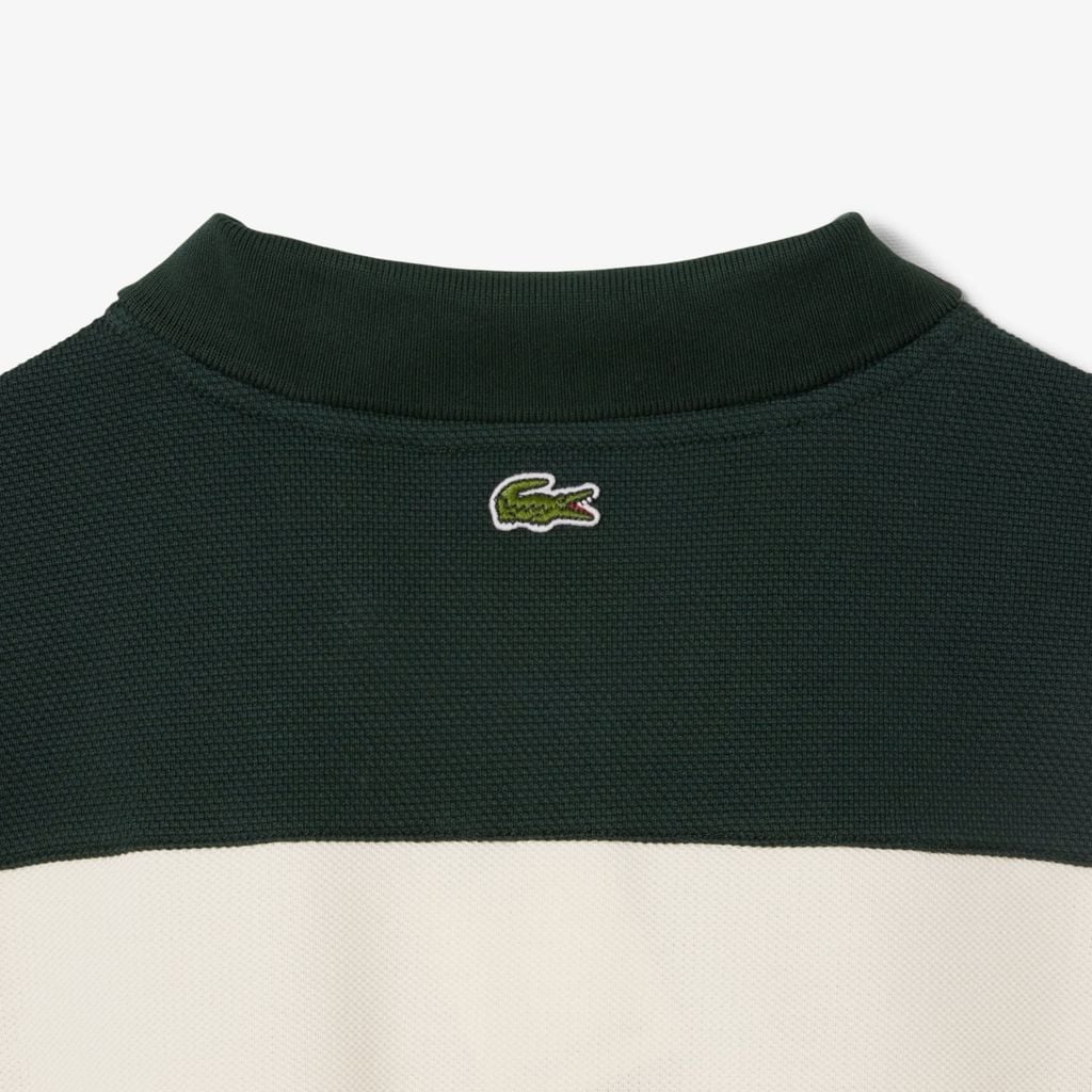 Áo Polo Lacoste Nữ Ôm Dáng Sọc Sản Xuất Tại Pháp