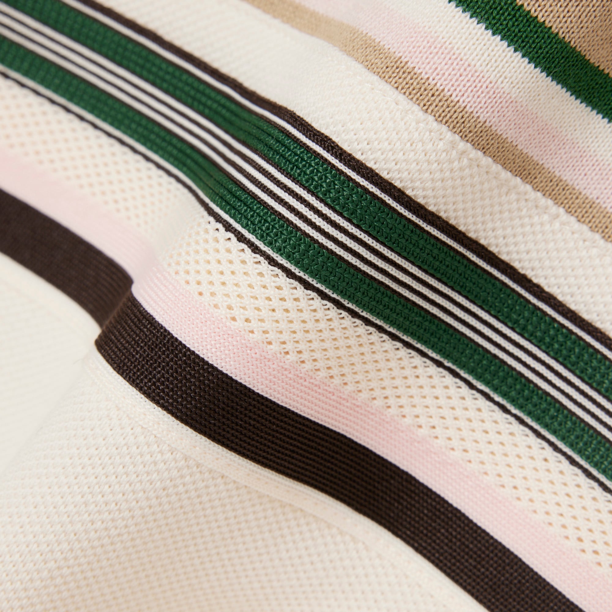 Áo Polo Lacoste Nữ Ôm Dáng Sọc Sản Xuất Tại Pháp