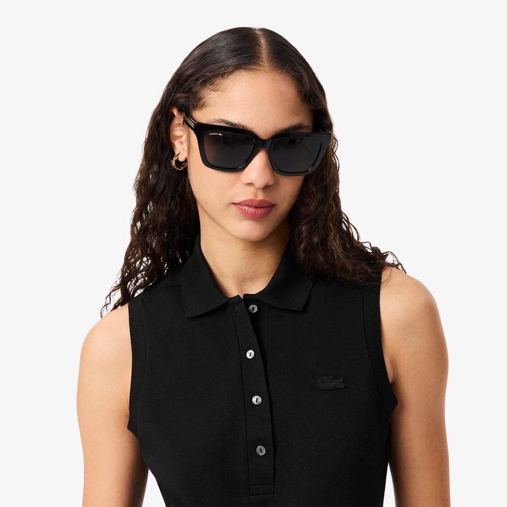 Áo Polo Lacoste Nữ L.12.D Piqué Ôm Dáng Sát Nách Co Dãn