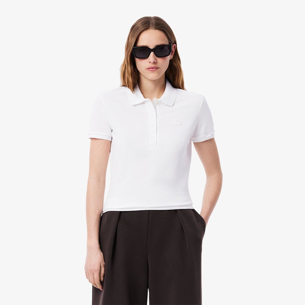 Áo Polo Lacoste Nữ L.12.D Ôm Dáng Chất Liệu Piqué Co Giãn