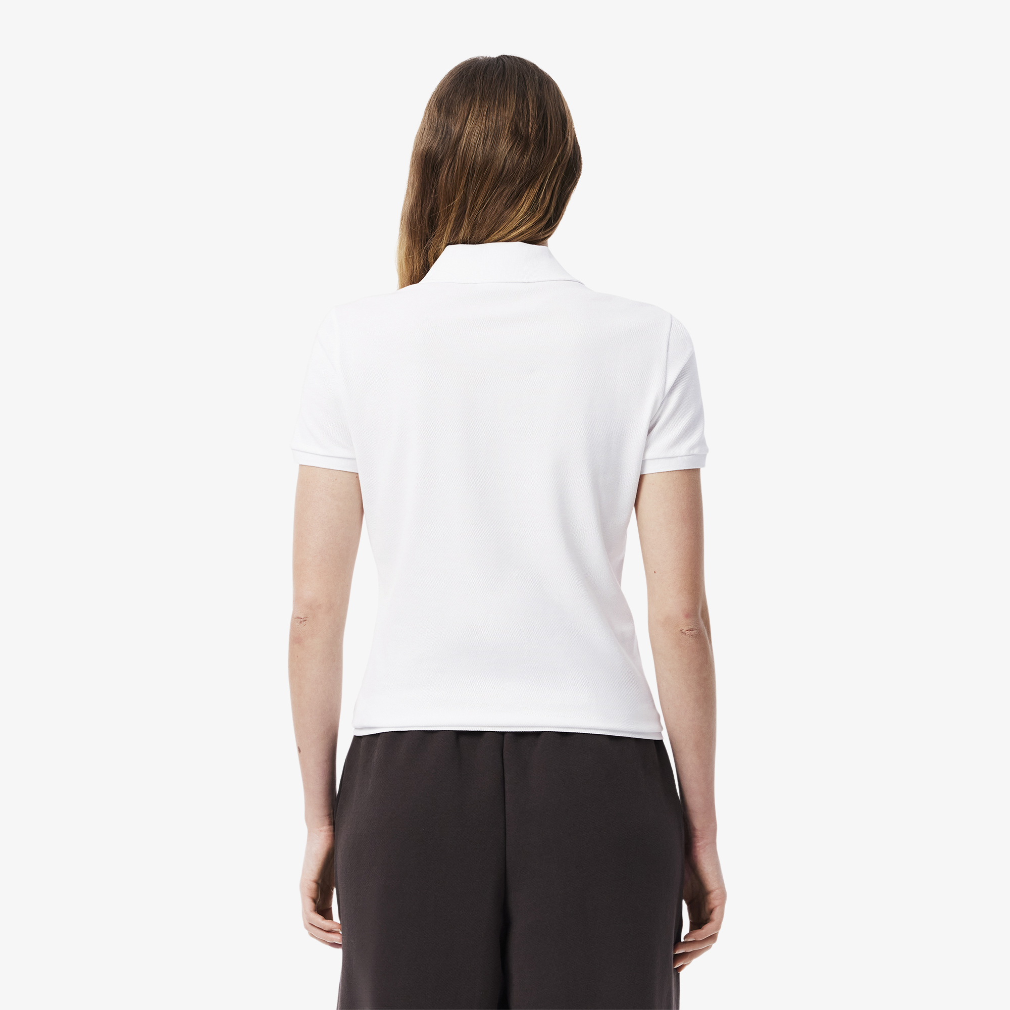 Áo Polo Lacoste Nữ L.12.D Ôm Dáng Chất Liệu Piqué Co Giãn