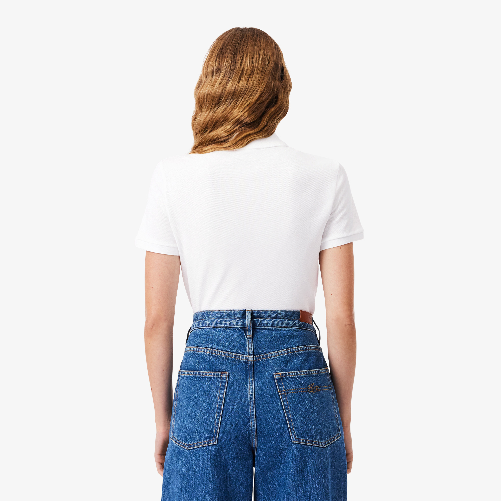 Áo Polo Lacoste Nữ L.12.D Ôm Dáng Chất Liệu Piqué Co Giãn