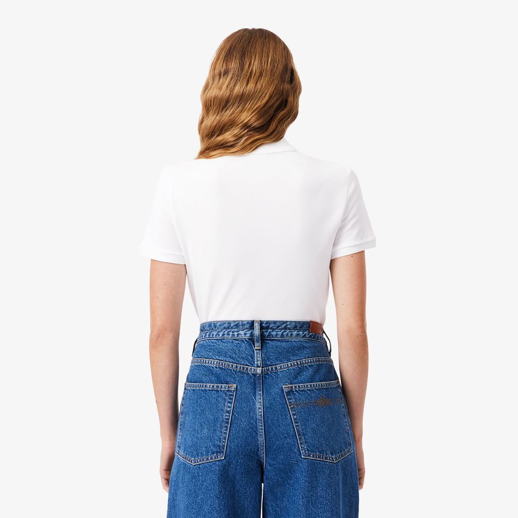 Áo Polo Lacoste Nữ L.12.D Ôm Dáng Chất Liệu Piqué Co Giãn
