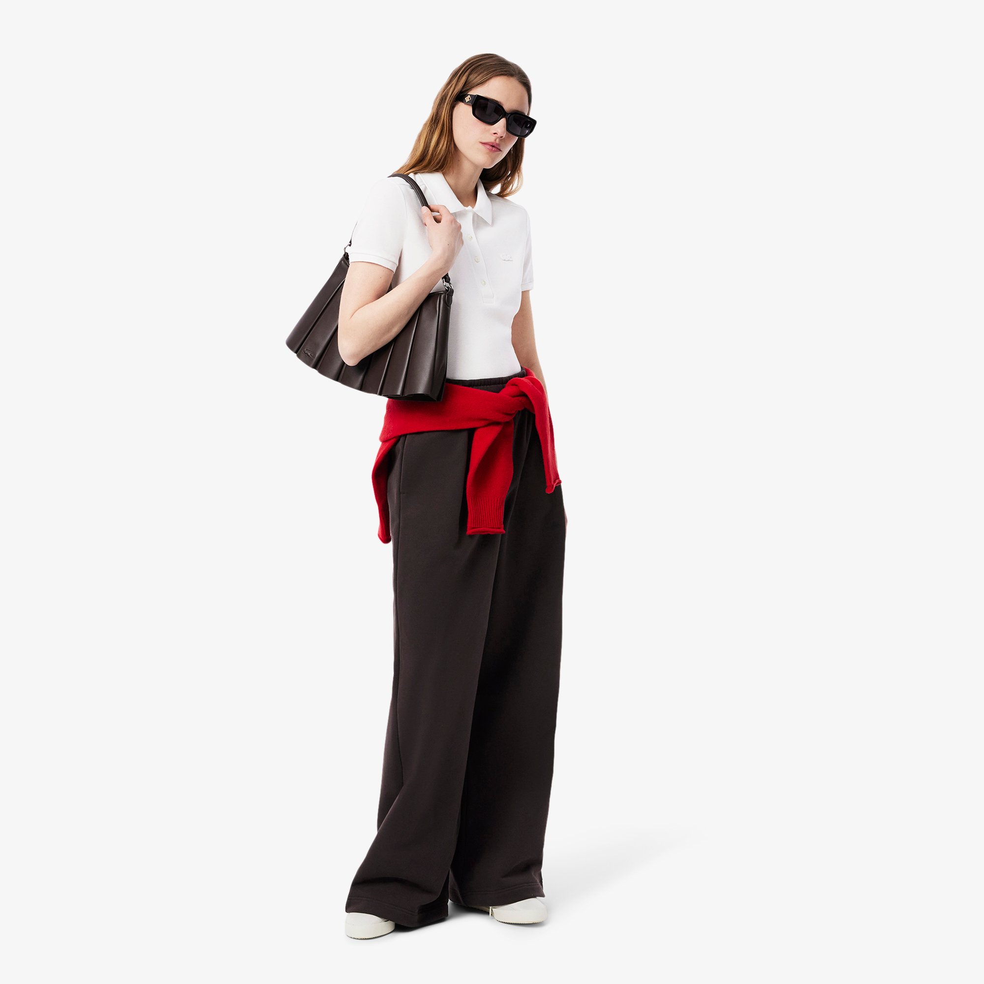 Áo Polo Lacoste Nữ L.12.D Ôm Dáng Chất Liệu Piqué Co Giãn