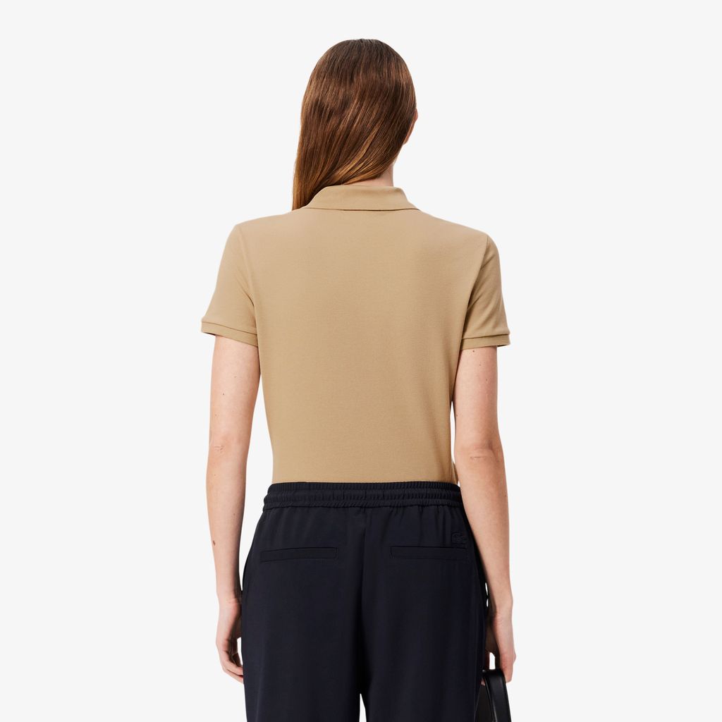 Áo Polo Lacoste Nữ L.12.D Ôm Dáng Chất Liệu Piqué Co Giãn