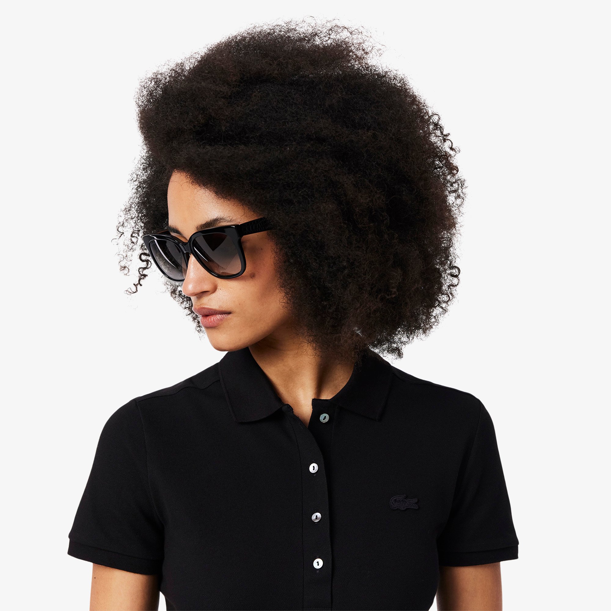 Áo Polo Lacoste Nữ L.12.D Ôm Dáng Chất Liệu Piqué Co Giãn