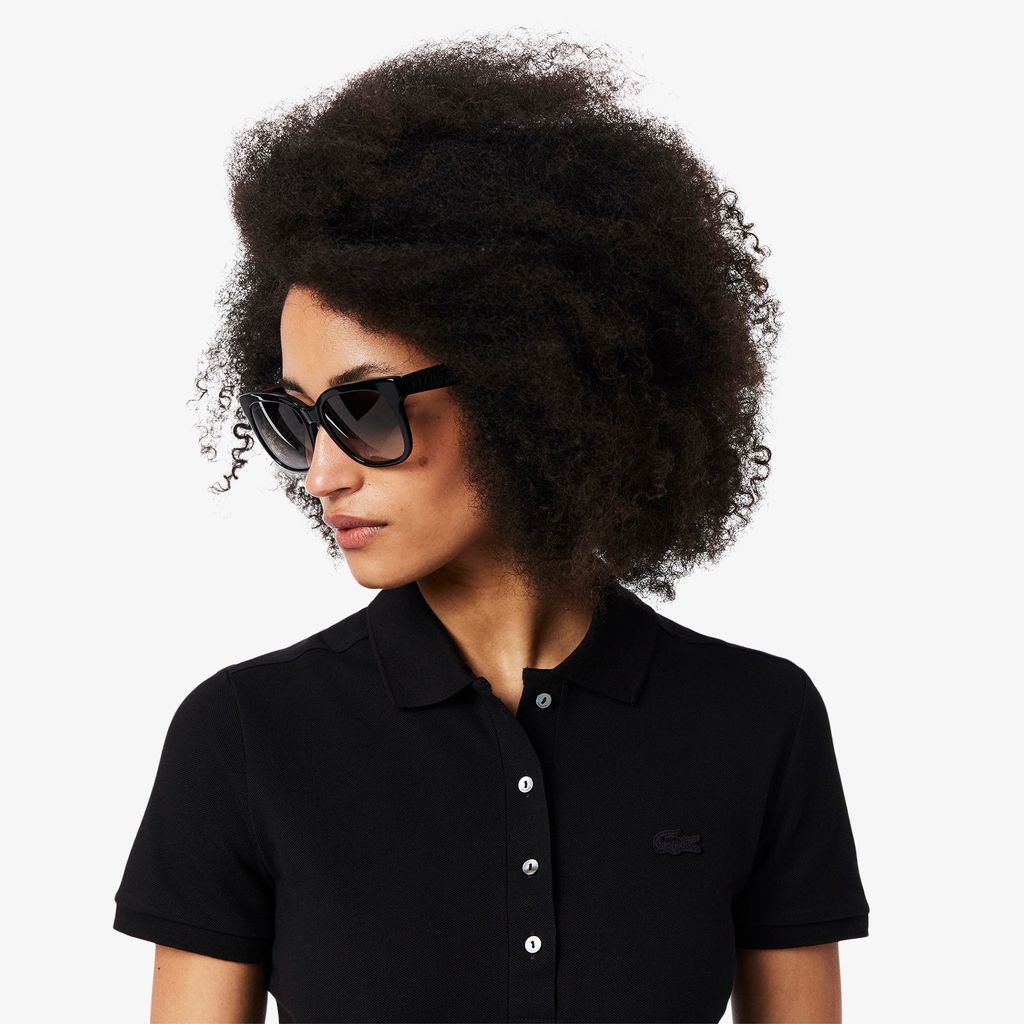 Áo Polo Lacoste Nữ L.12.D Ôm Dáng Chất Liệu Piqué Co Giãn