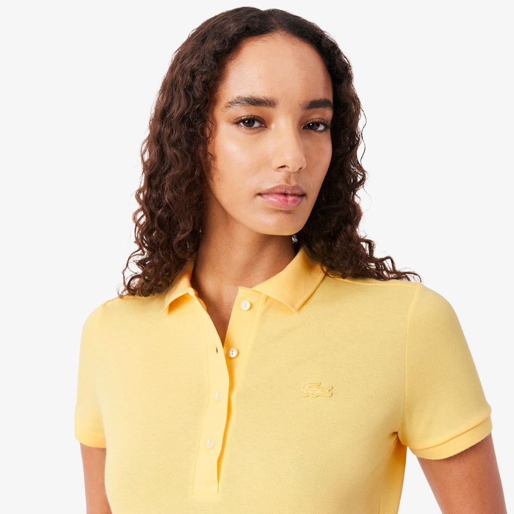 Áo Polo Lacoste Nữ L.12.D Ôm Dáng Chất Liệu Piqué Co Giãn