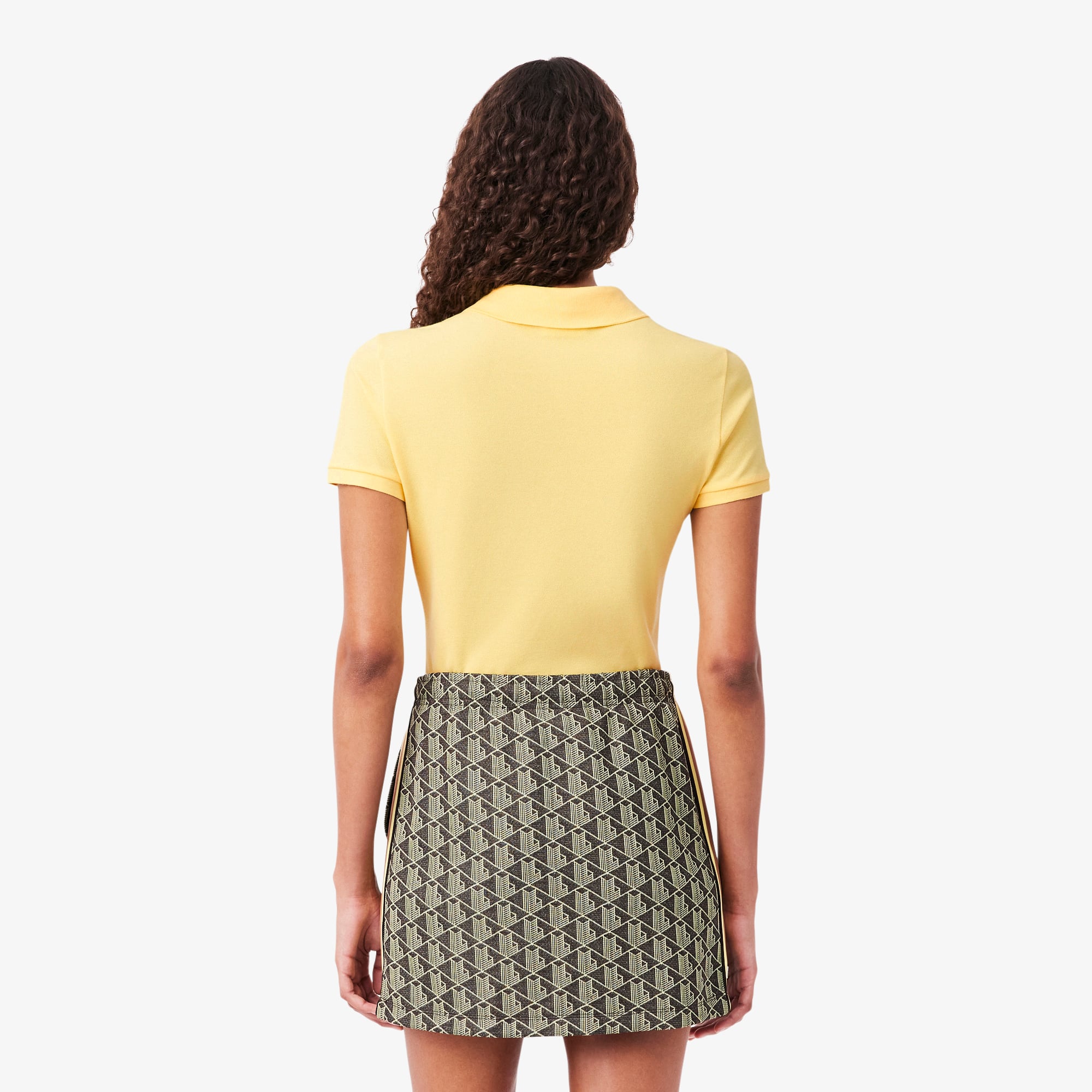 Áo Polo Lacoste Nữ L.12.D Ôm Dáng Chất Liệu Piqué Co Giãn