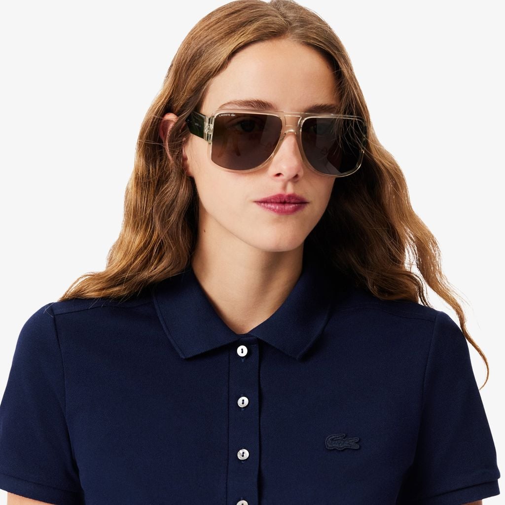 Áo Polo Lacoste Nữ L.12.D Ôm Dáng Chất Liệu Piqué Co Giãn