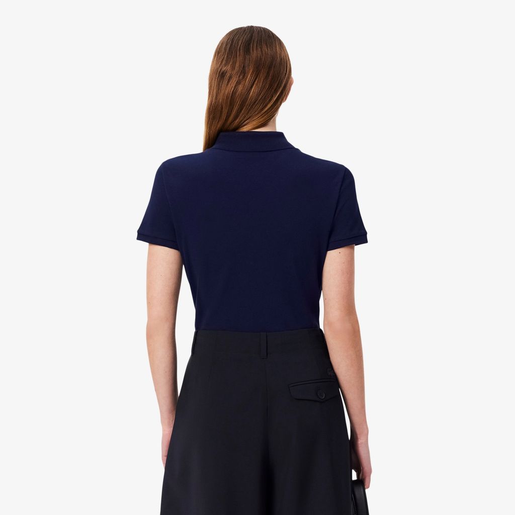 Áo Polo Lacoste Nữ L.12.D Ôm Dáng Chất Liệu Piqué Co Giãn