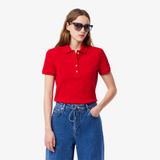 Áo Polo Lacoste Nữ L.12.D Ôm Dáng Chất Liệu Piqué Co Giãn
