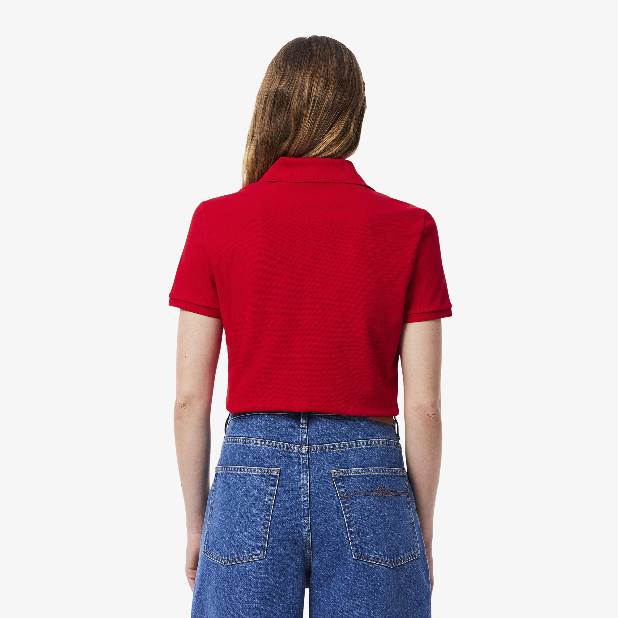 Áo Polo Lacoste Nữ L.12.D Ôm Dáng Chất Liệu Piqué Co Giãn