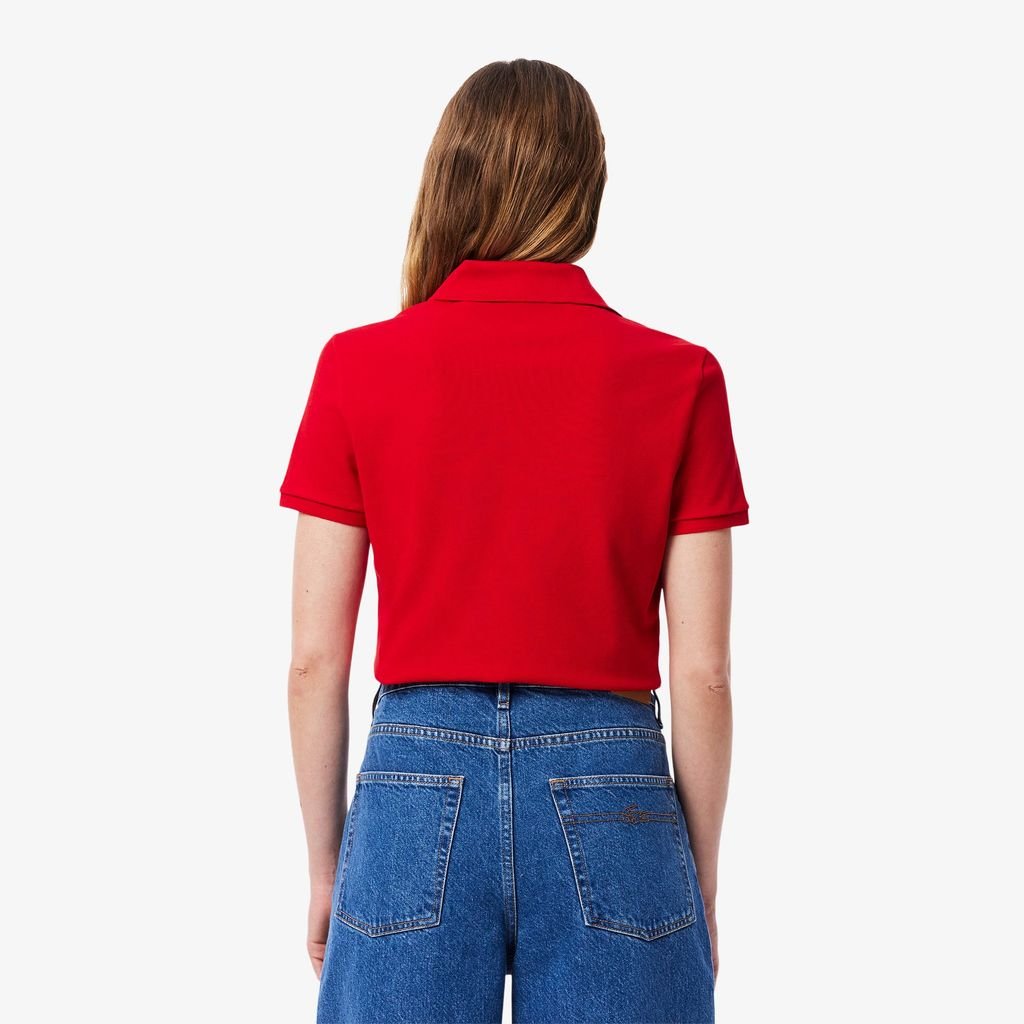 Áo Polo Lacoste Nữ L.12.D Ôm Dáng Chất Liệu Piqué Co Giãn